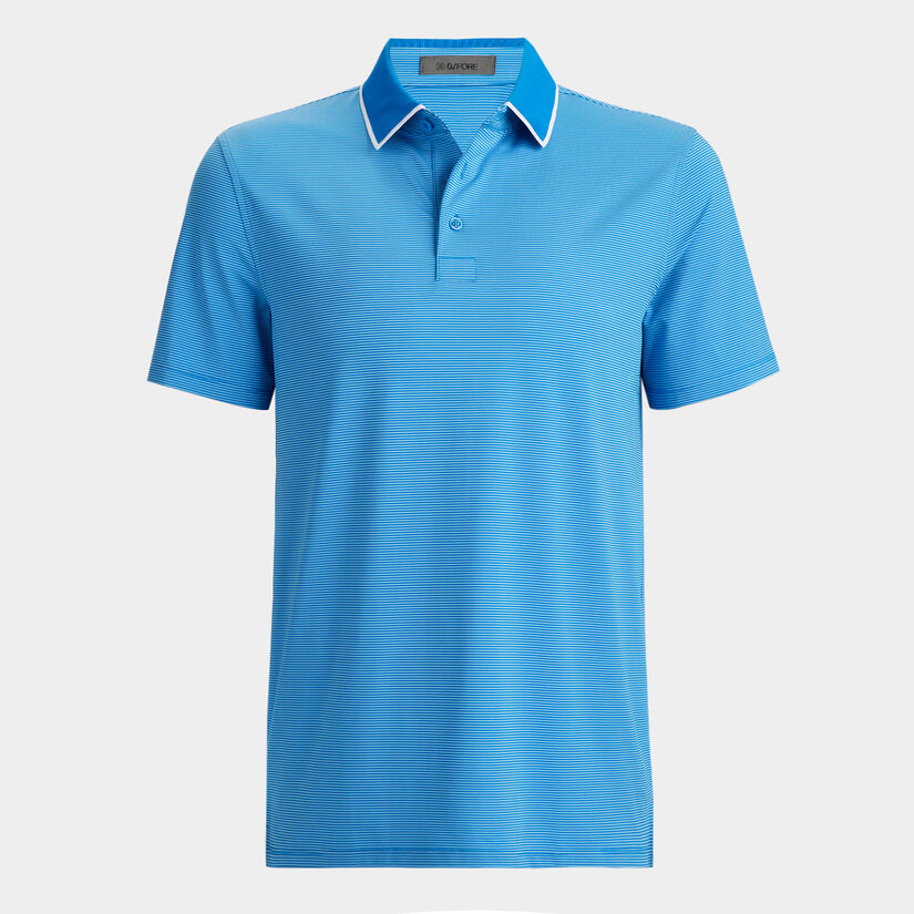 FEEDER STRIPE TECH JERSEY POLO image number 1