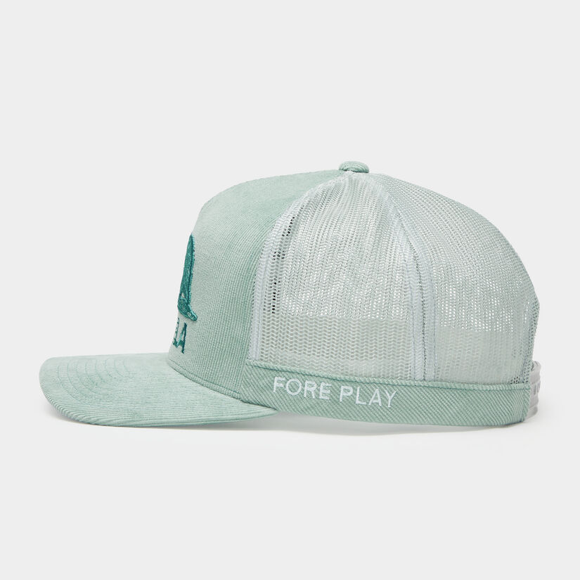 G/FORE LA COTTON CORDUROY TALL TRUCKER HAT image number 4