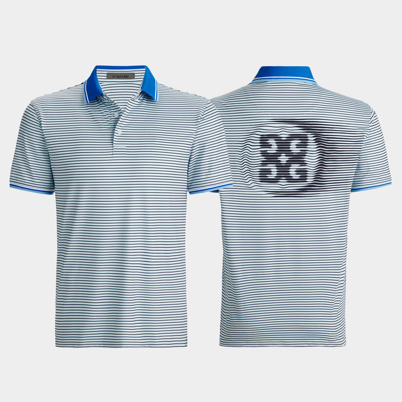 CIRCLE G'S GLITCH TECH JERSEY POLO image number 1