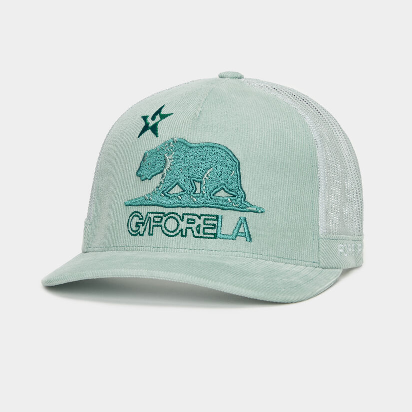 G/FORE LA COTTON CORDUROY TALL TRUCKER HAT image number 1