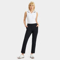 DOUBLE KNIT CIGARETTE LEG HIGH RISE STRETCH TROUSER image number 4