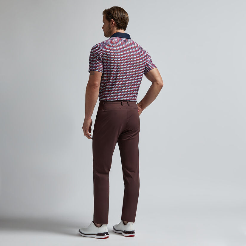 BRICK STRIPE TECH PIQUÉ POLO image number 4