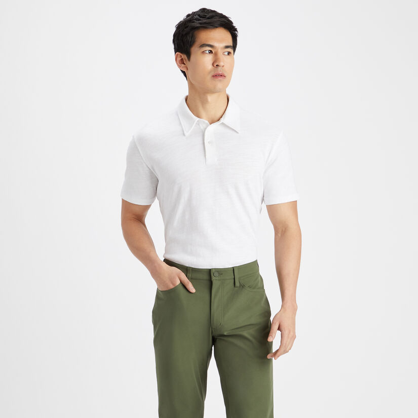 CLUBHOUSE COTTON TAILORED FIT POLO image number 3