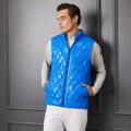 QUILTED COATED NYLON WOOL LINED SLIM FIT PUFFER GILET image number 2