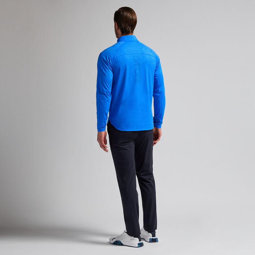 TECH MÉLANGE RAGLAN QUARTER ZIP PULLOVER image number 4