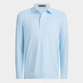 LUXE COTTON BLEND LONG SLEEVE POLO image number 1