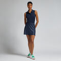 PLEATED COLLAR TECH PIQUÉ SLEEVELESS POLO image number 3