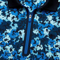 CAMO FLORAL TECH PIQUÉ QUARTER ZIP POLO image number 6