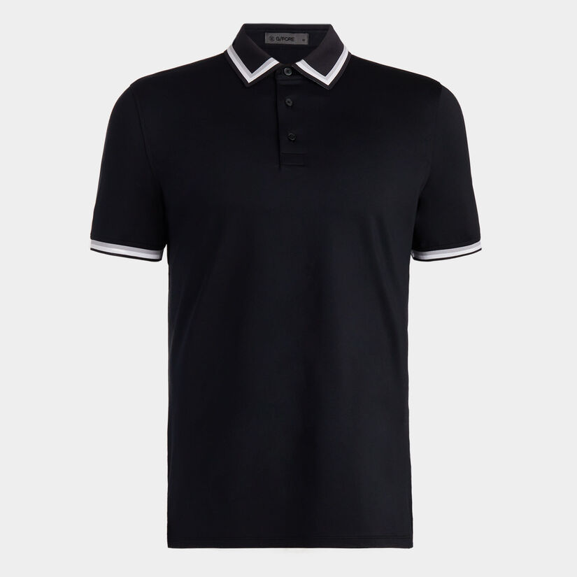 TUX TECH JERSEY BANDED SLEEVE POLO image number 1