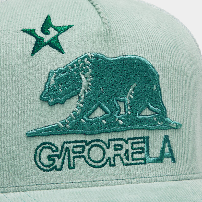 G/FORE LA COTTON CORDUROY TALL TRUCKER HAT image number 6