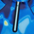 BOKEH CAMO TECH JERSEY RUCHED QUARTER ZIP PULLOVER image number 5