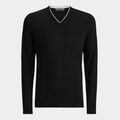 MERINO WOOL BLEND V NECK JUMPER image number 1