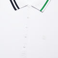 CONTRAST COLLAR RIBBED TECH NYLON POLO image number 5