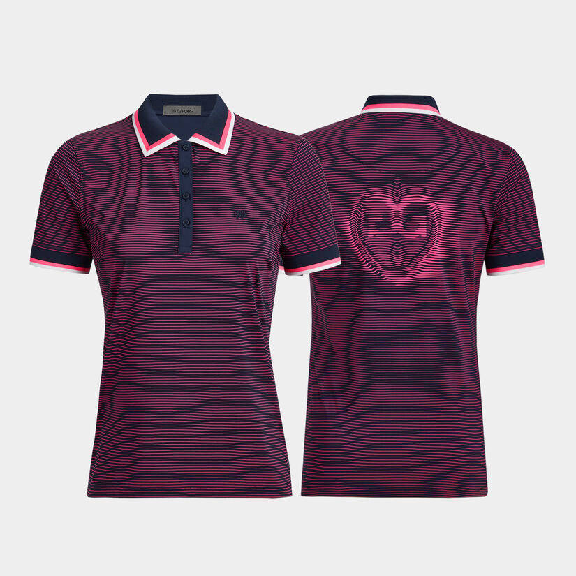 GLITCH HEART G'S SILKY TECH NYLON POLO image number 1