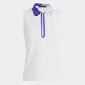 QUARTER ZIP TECH PIQUÉ SLEEVELESS POLO image number 1