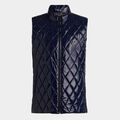 QUILTED POLISHED NYLON MERINO WOOL LINED PUFFER GILET image number 1