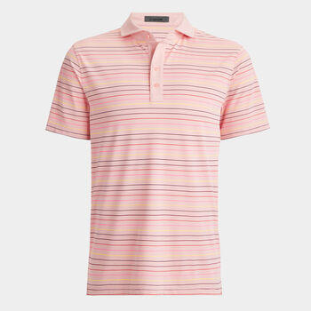 MULTI STRIPE TECH PIQUÉ POLO