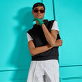 PRAY FOR BIRDIES DOUBLE KNIT BRUSHED BACK CROPPED SLEEVELESS HOODIE image number 3