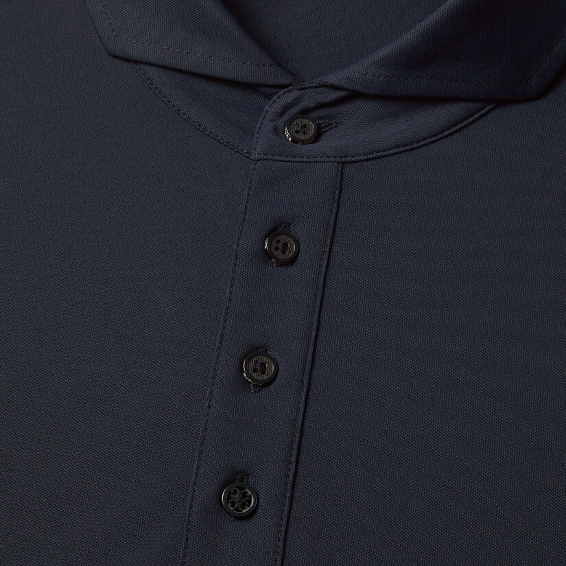 ESSENTIAL TECH PIQUÉ MODERN SPREAD COLLAR POLO image number 7