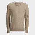 MERINO WOOL BLEND V NECK JUMPER image number 1