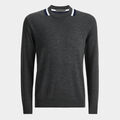 COLOURBLOCK INTARSIA CREWNECK MERINO WOOL JUMPER image number 1