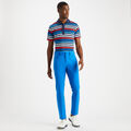 FAVOURITE STRIPE TECH JERSEY TAILORED FIT POLO image number 4