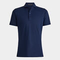 ESSENTIAL TECH PIQUÉ MODERN SPREAD COLLAR POLO image number 1