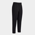 HIGH WAISTED FINE WOOL TWILL TAPERED TROUSER image number 2