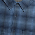 SHADOW PLAID BRUSHED WOVEN SHIRT image number 5