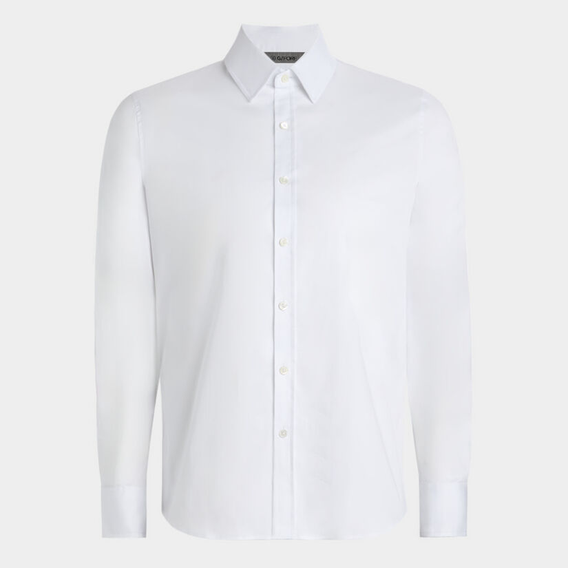 STRETCH COTTON WOVEN SHIRT image number 2