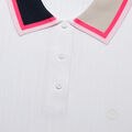 COTTON BLEND RIBBED SHORT SLEEVE JUMPER POLO image number 5