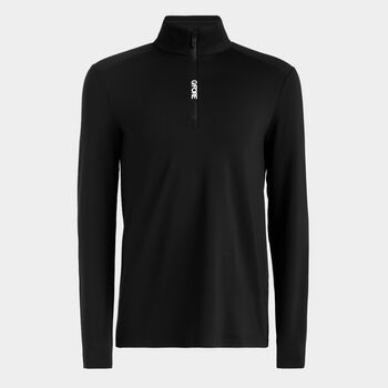 BRUSHED BACK TECH QUARTER ZIP PULLOVER