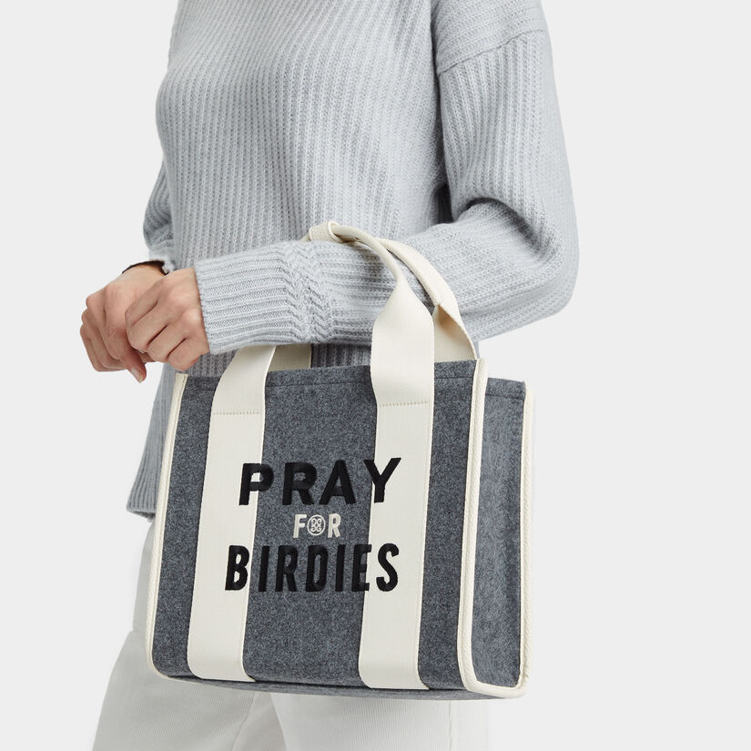 LTD RELEASE PRAY FOR BIRDIES BRUSHED SQUARE BAG image number 2