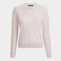 TIPPED MOTHER GOLFER MERINO WOOL CREWNECK JUMPER image number 1