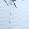 SPREAD COLLAR STRIPED STRECH WOVEN SHIRT image number 5