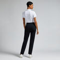 DOUBLE KNIT CIGARETTE LEG HIGH RISE STRETCH TROUSER image number 4