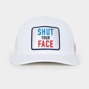 SHUT YOUR FACE STRETCH TWILL SNAPBACK HAT