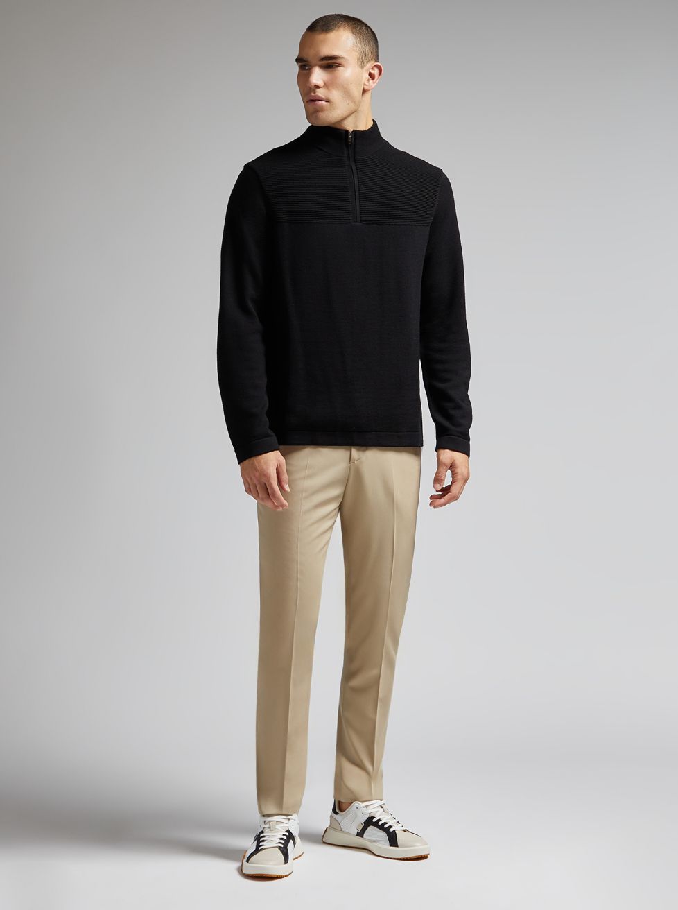 Learn more about ALL SEASON WOOL STRAIGHT<br> LEG TROUSER